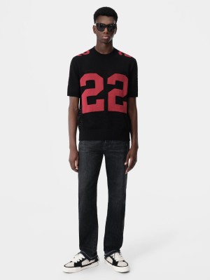 Amiri 22 Tee Men Knitwear Black Red | JRC503817