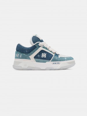 Amiri Crystal Ma-1 Men Sneakers Blue | MCP247539