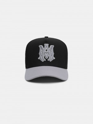 Amiri Ma Canvas Hat Men Hats Black Grey | JRP674980