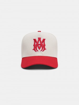 Amiri Ma Canvas Hat Men Hats Red | RVP569083