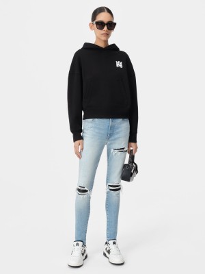 Amiri Ma Core Logo Hoodie Women Sweatshirts Black | XJN358429