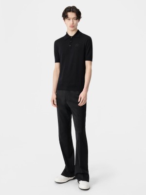 Amiri Ma Polo Men Knitwear Black | SWX167402