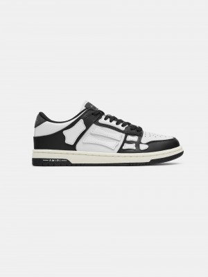 Amiri Skel-top Low Women Sneakers Black / White | WBC748261