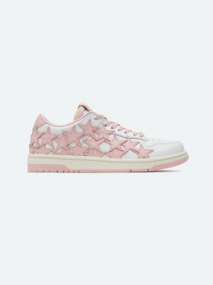 Amiri Stars Low Women Sneakers White Pink | BSK291647