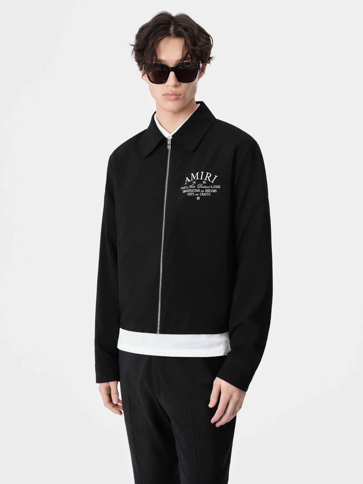 Amiri Arts District Blouson Men Outerwear Black | KUP073495