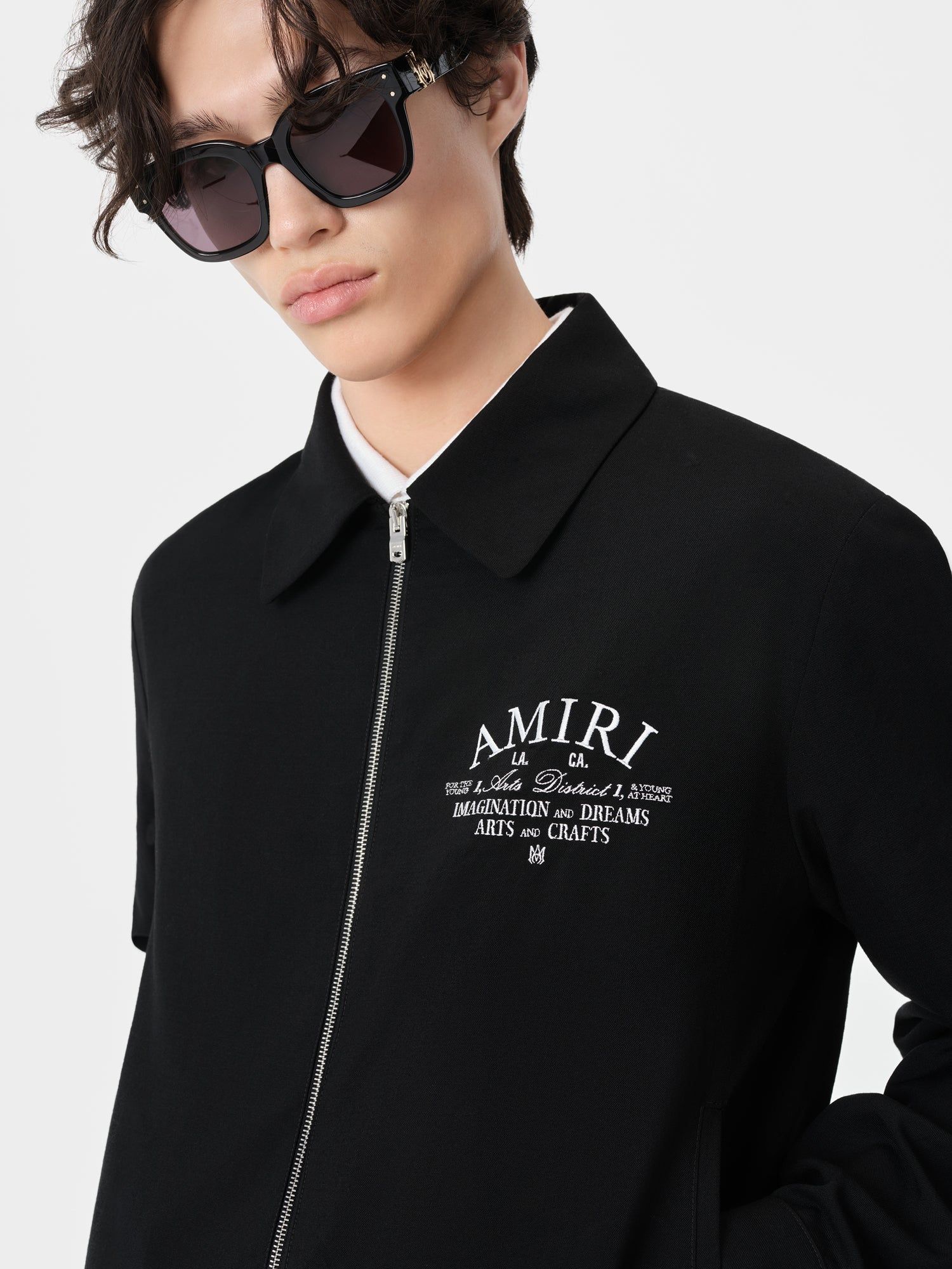 Amiri Arts District Blouson Men Outerwear Black | KUP073495