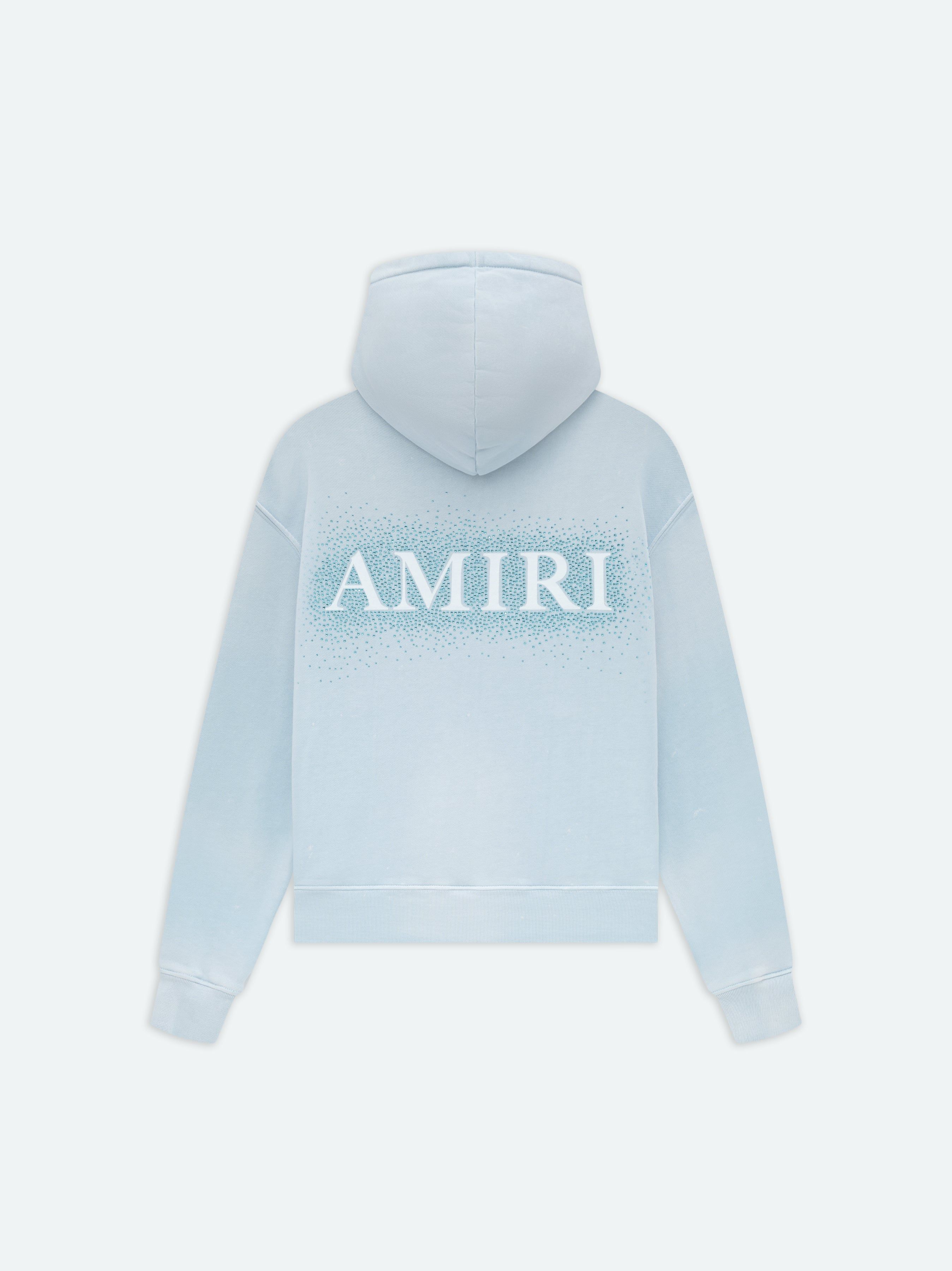 Amiri Crystal Burst Hoodie- Ashley Blue Men Sweatshirts Blue | IPV105982