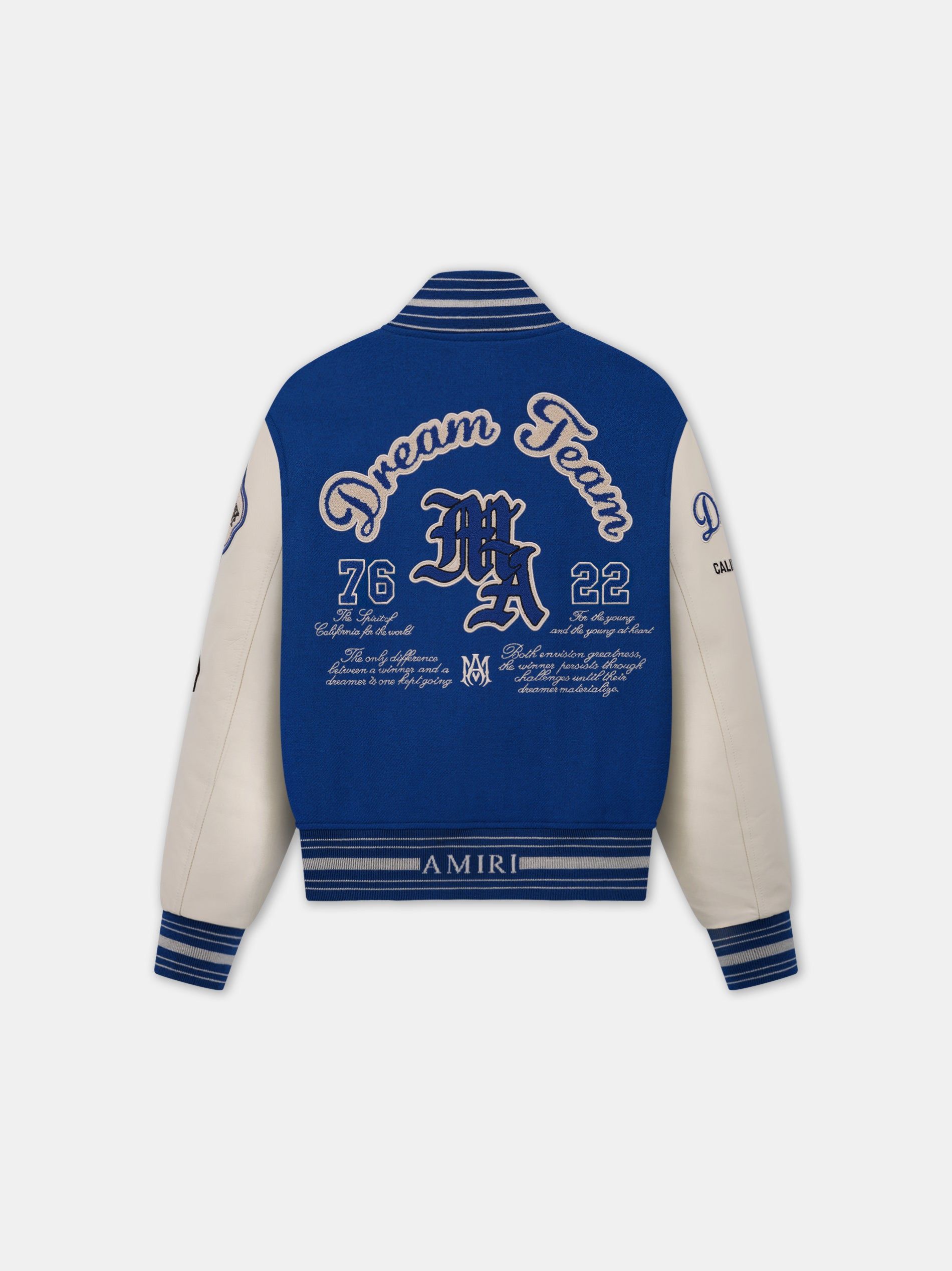 Amiri Dream Team Varsity Jacket Men Outerwear Blue | DYE410763