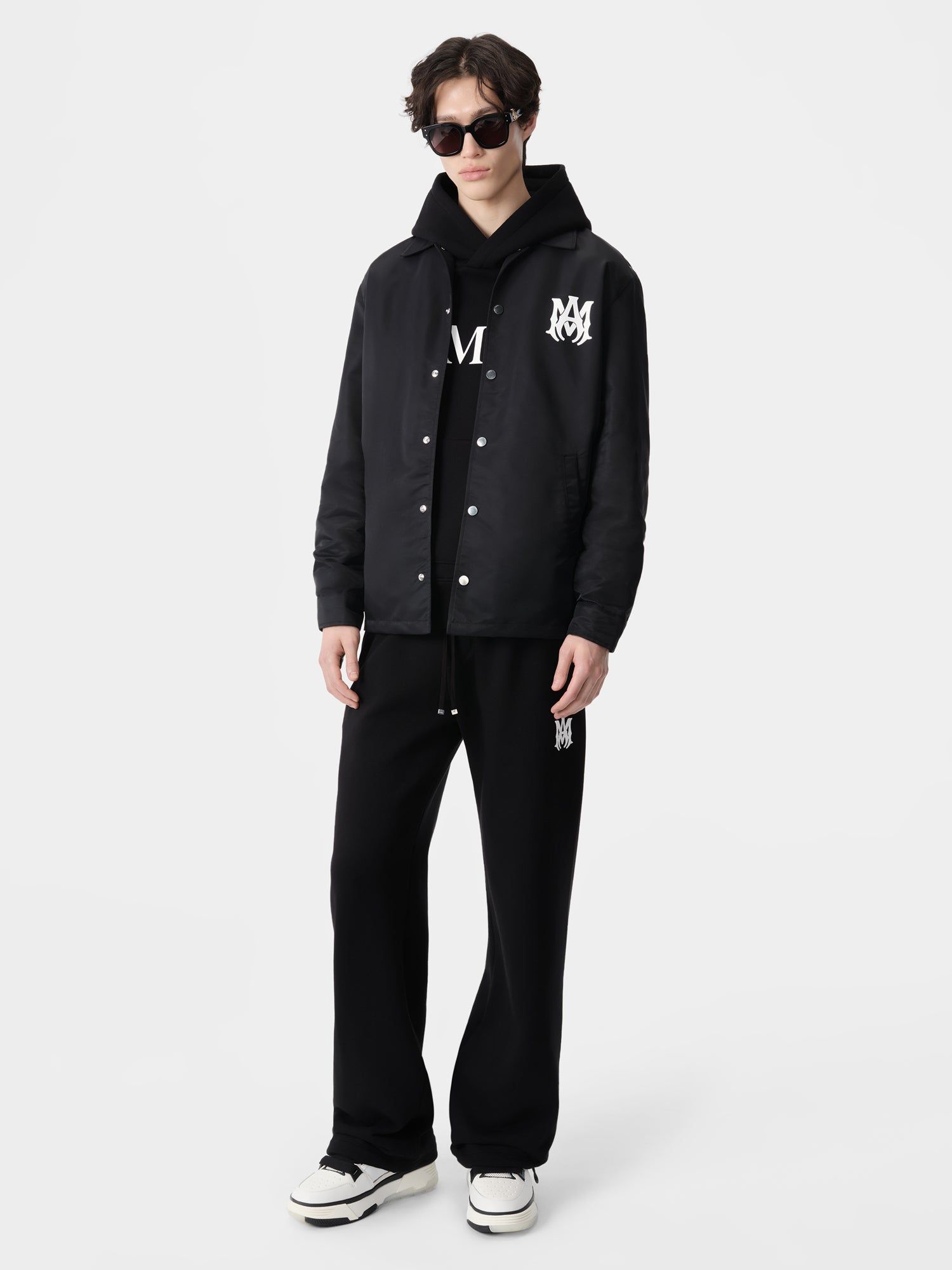 Amiri Ma Coach Jacket Men Outerwear Black | EVO731802