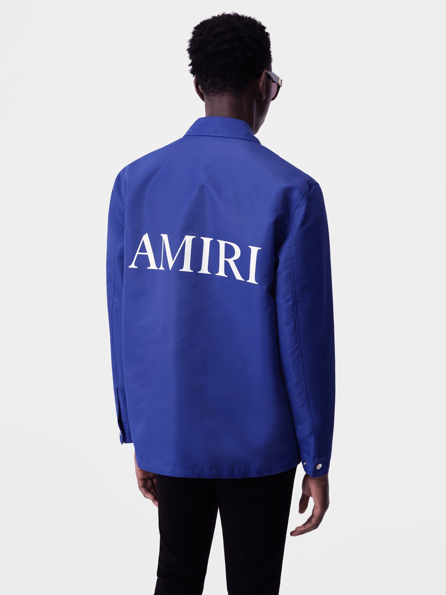 Amiri Ma Coach Jacket Men Outerwear Blue | DBI803965