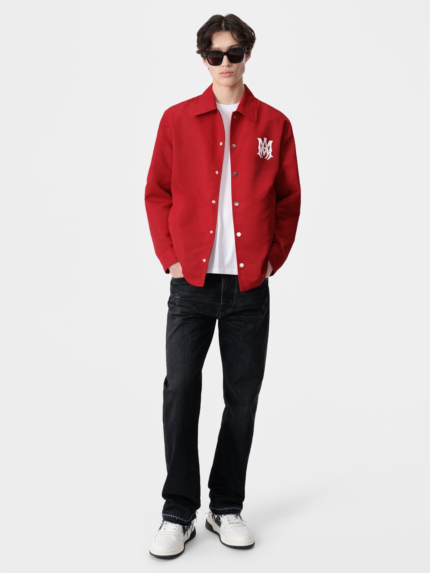 Amiri Ma Coach Jacket Men Outerwear Red | MKO689175