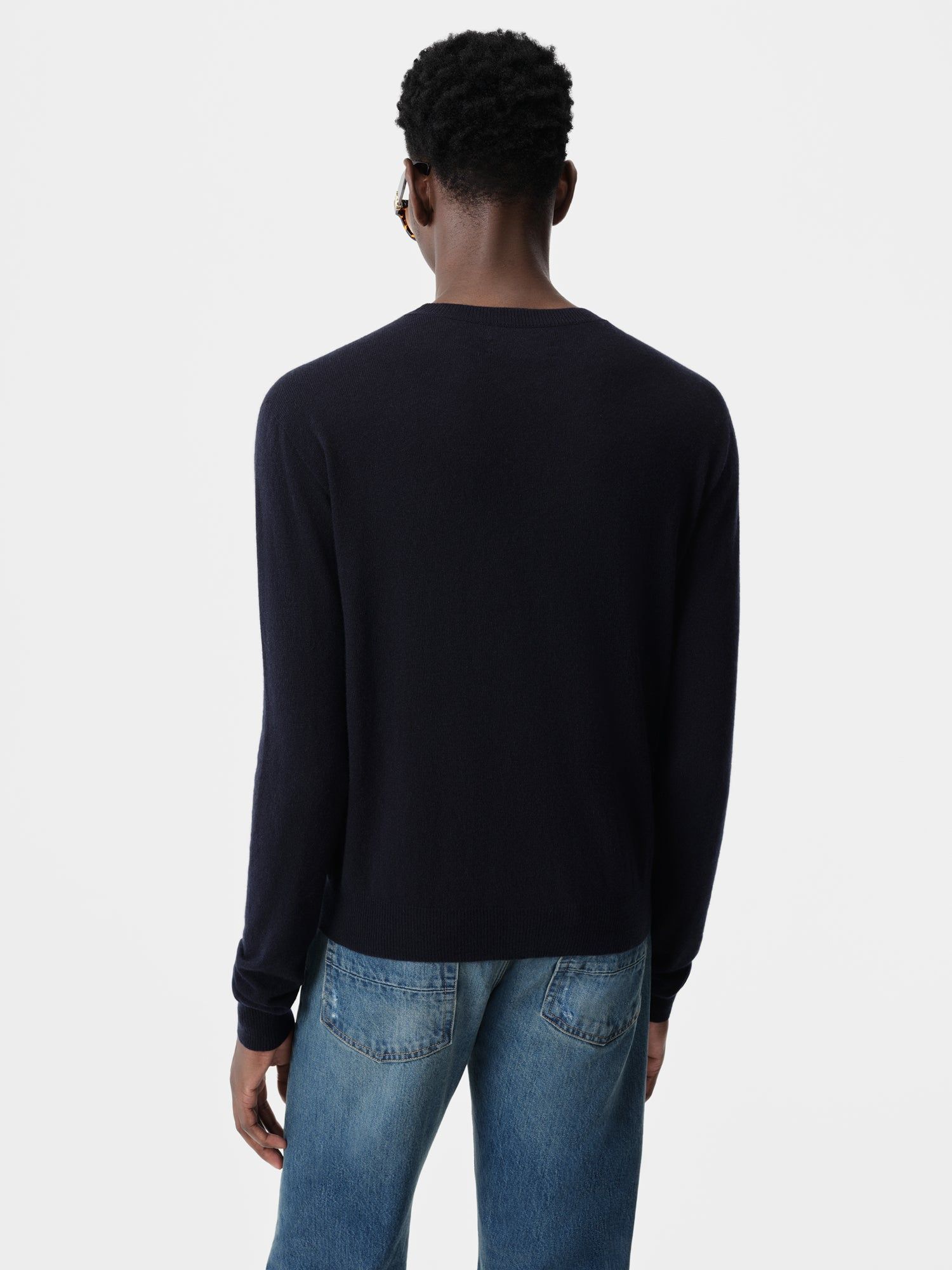 Amiri Ma Crew Men Knitwear Navy | UPT879352