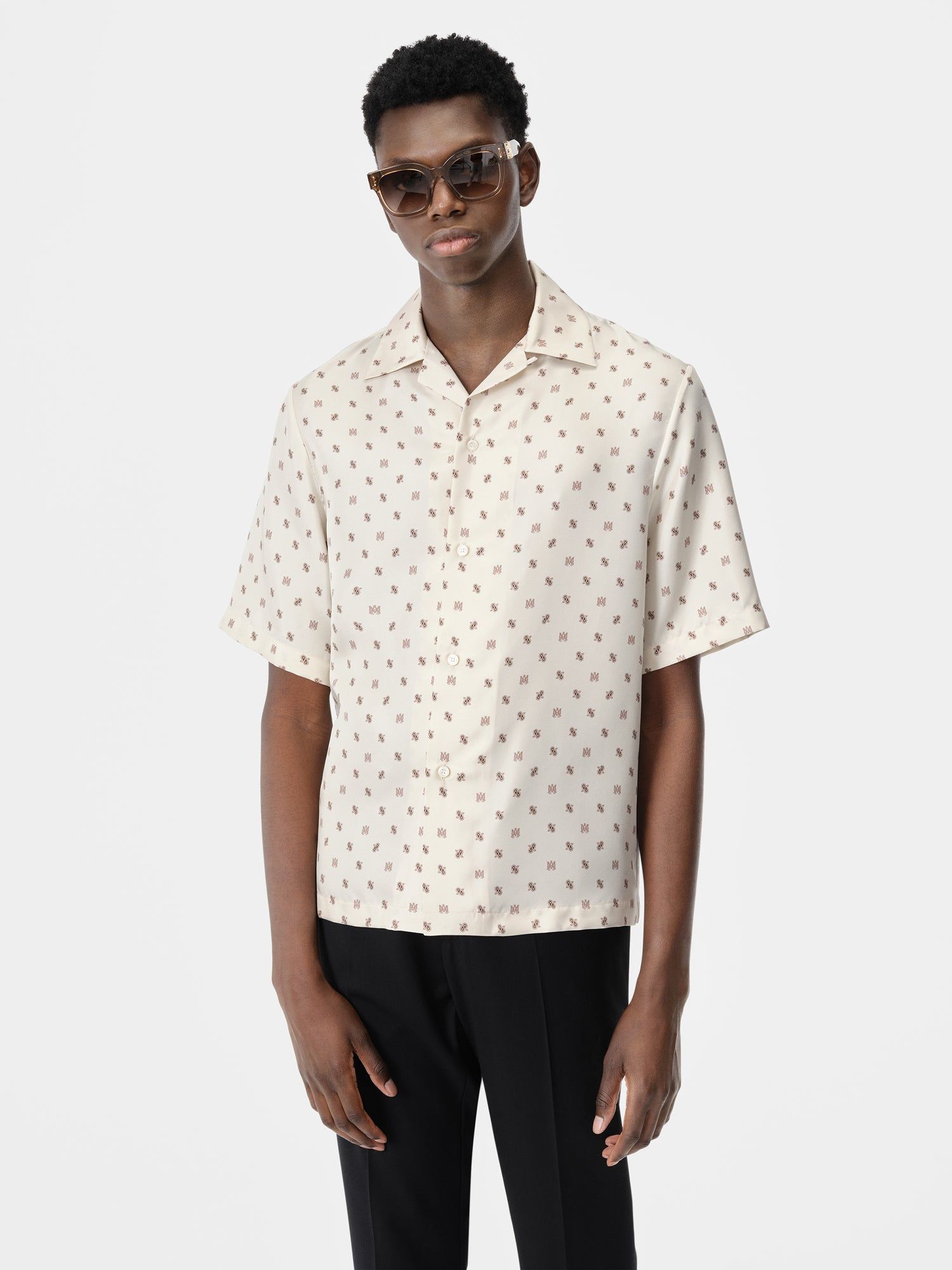 Amiri Ma Paisley Bowling Shirt Men Shirts Birch | MAL867310