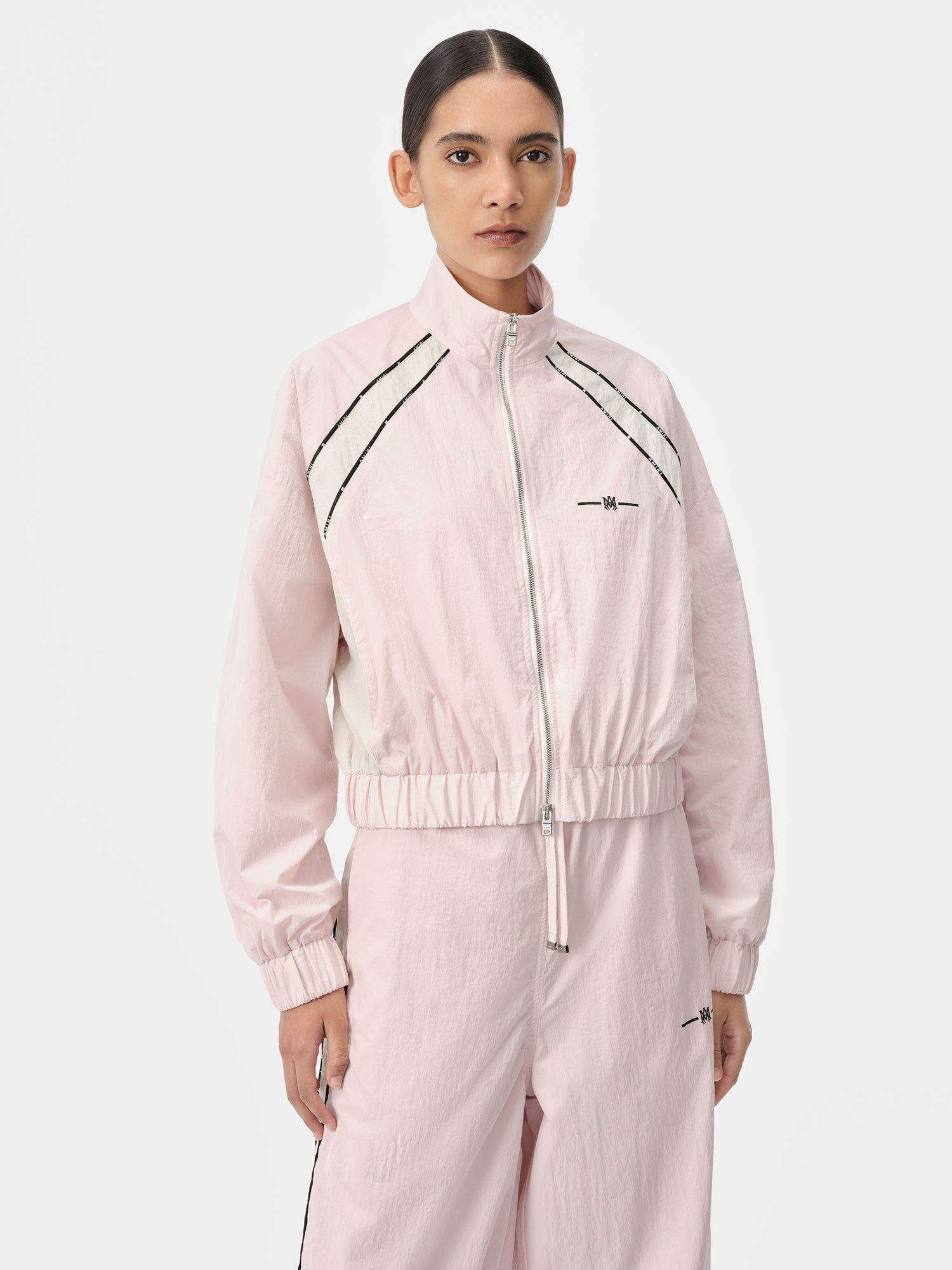 Amiri Raglan Ma Track Jacket Women Outerwear Rosewater | PAZ925310