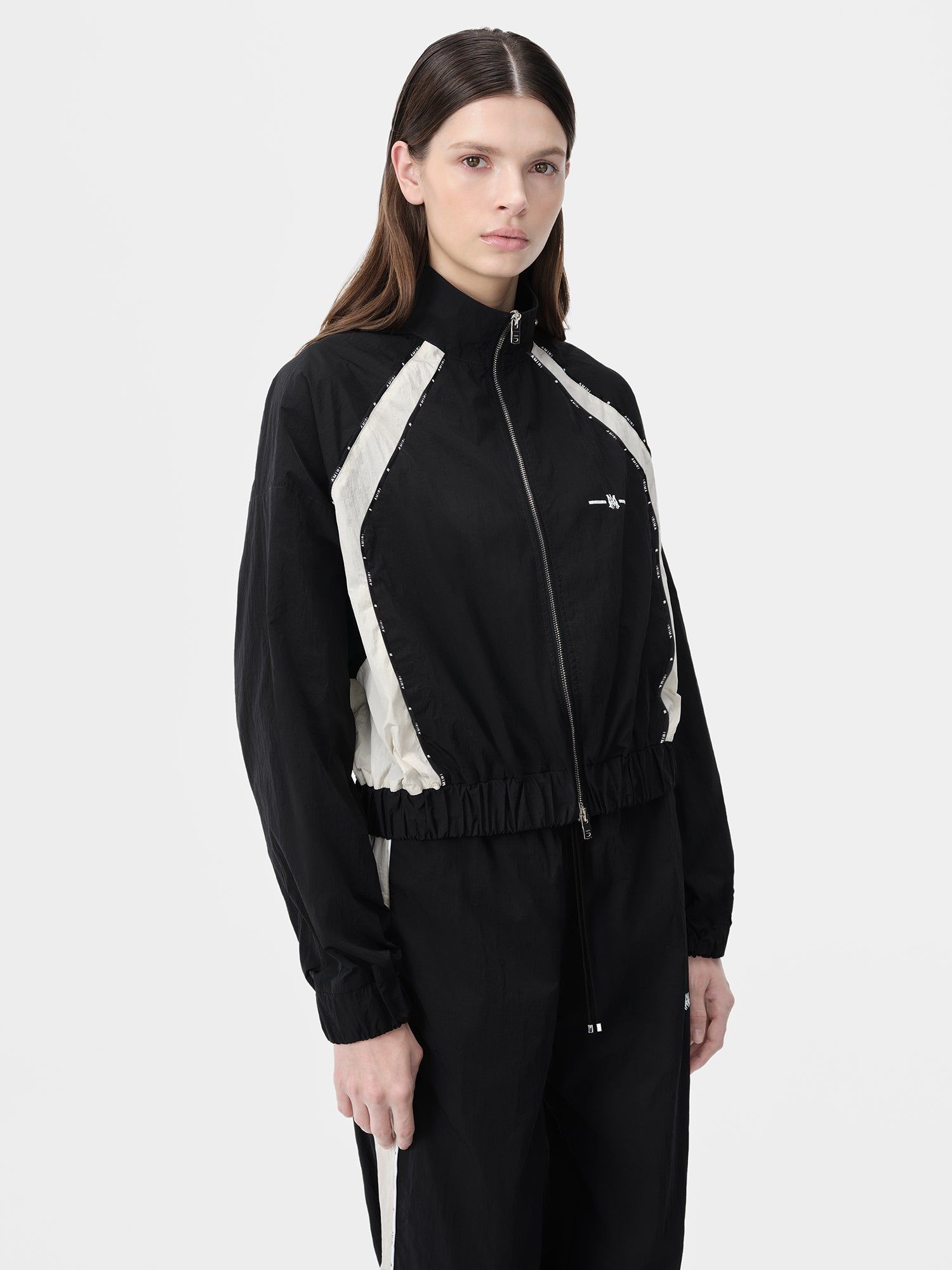 Amiri Raglan Ma Track Jacket Women Outerwear Black | IMN849320