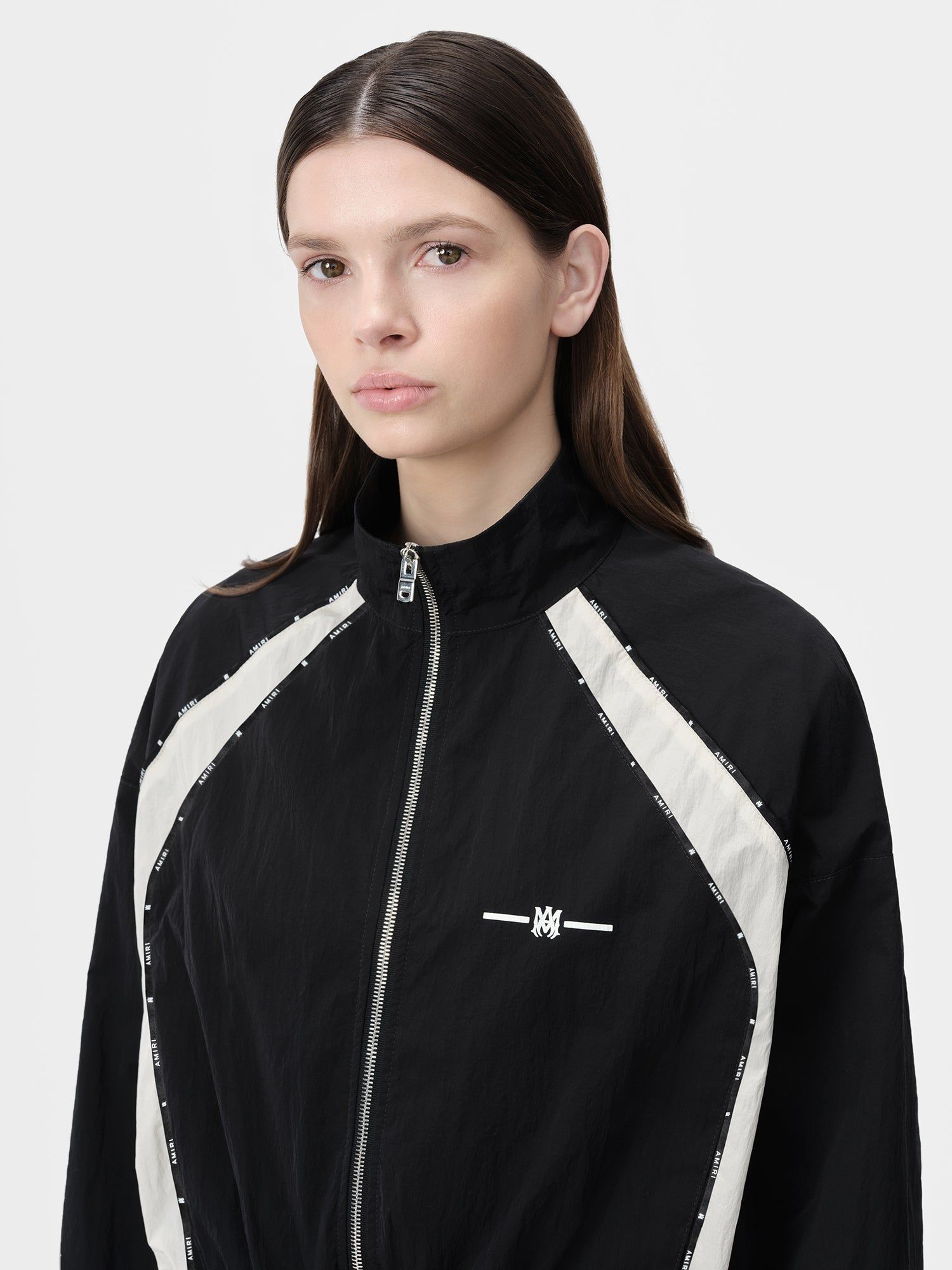 Amiri Raglan Ma Track Jacket Women Outerwear Black | IMN849320