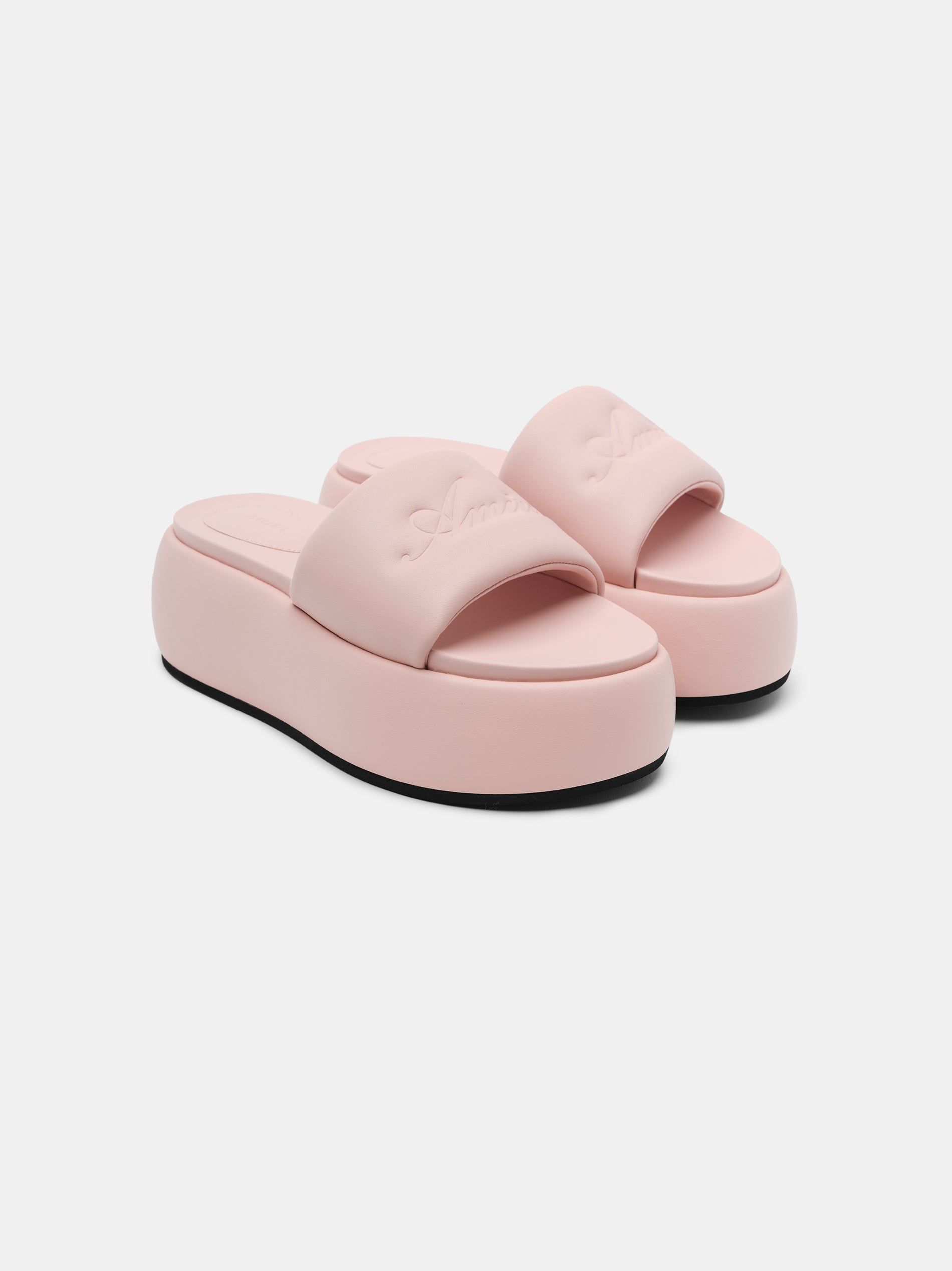 Amiri Script Platform Sandal Women Sandals Pink | EUN108932