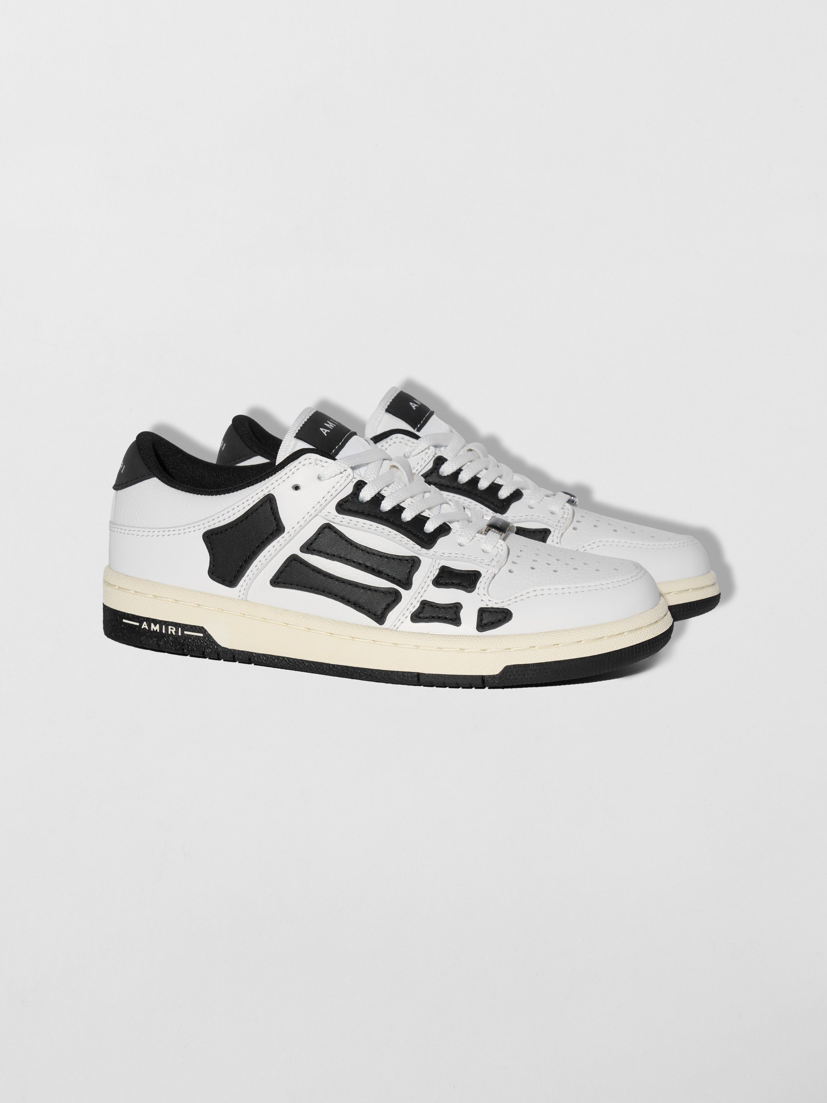 Amiri Skel-top Low Women Sneakers White / Black | VGK580237