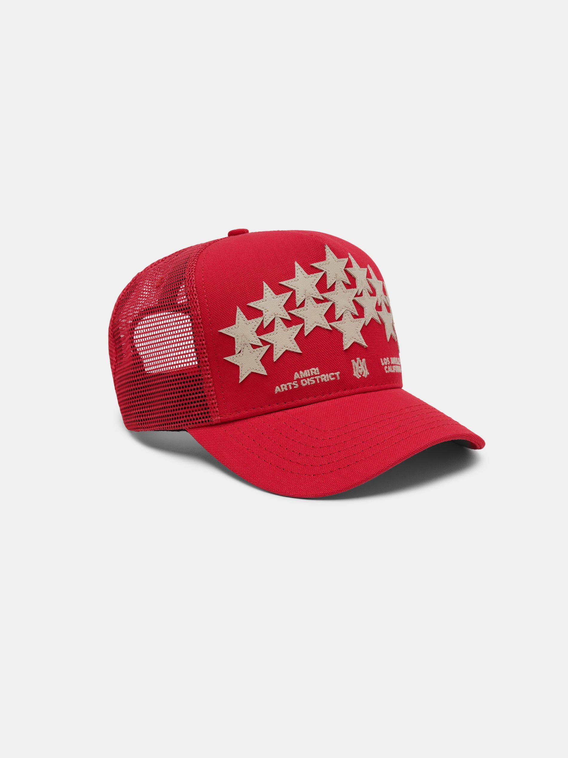 Amiri Stars Trucker Hat Men Hats Red | DZC604539