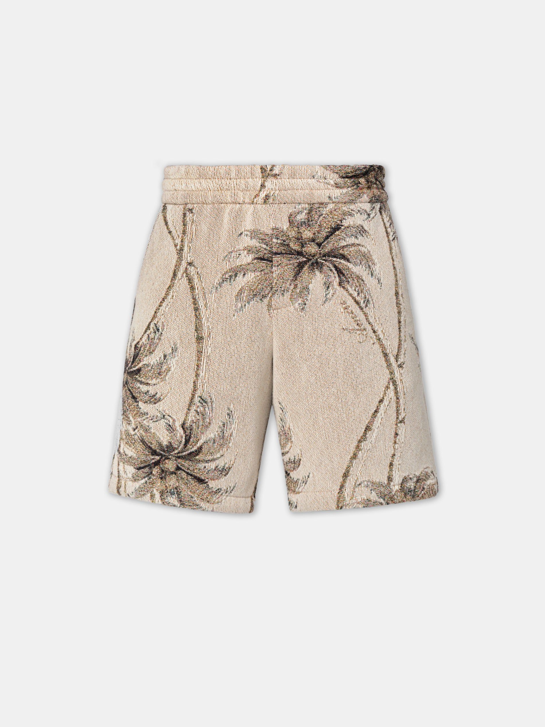 Amiri Twisted Palms Tapestry Short Men Shorts Alabaster | LAZ786439