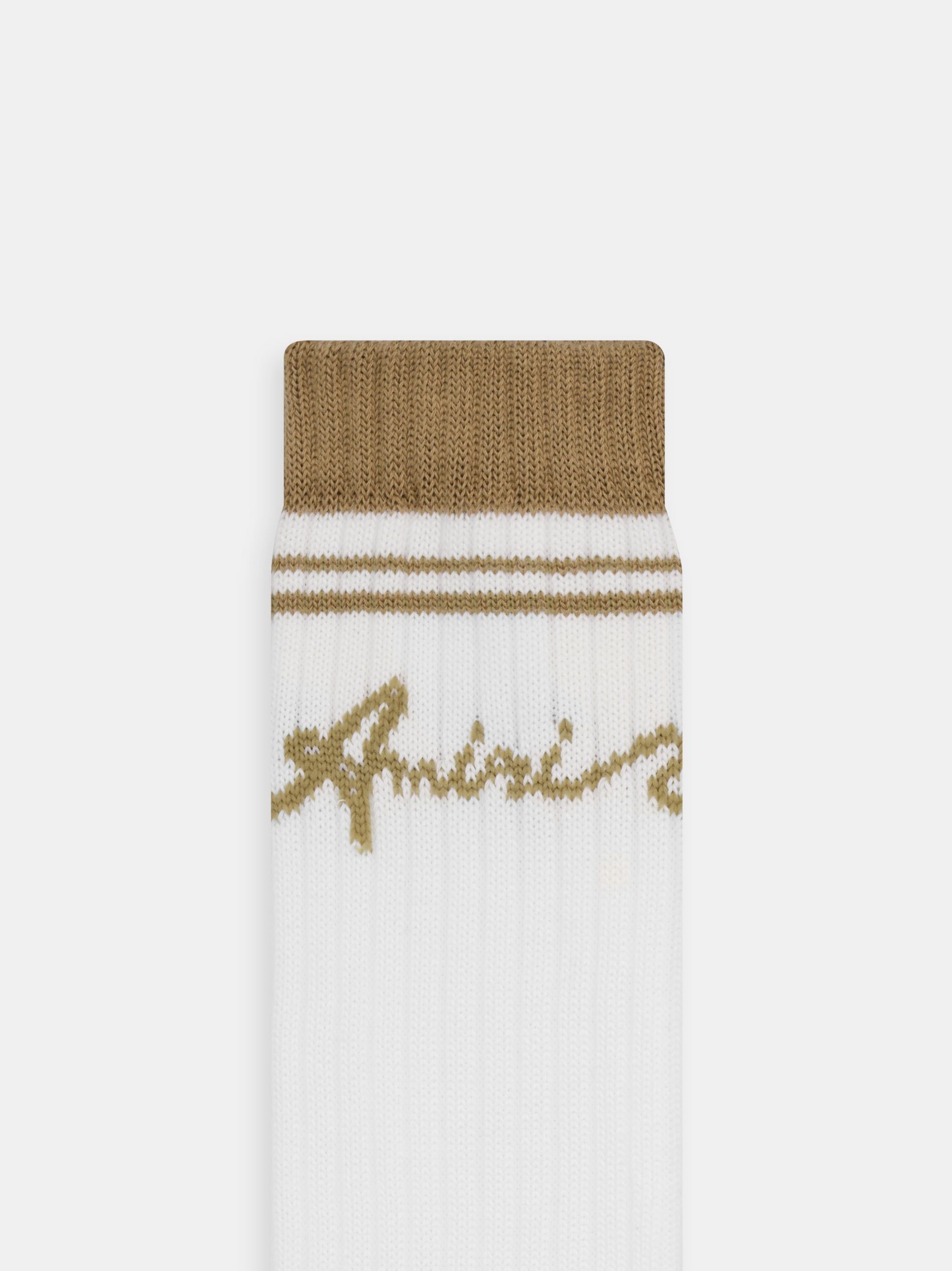 Amiri Wave Socks Men Socks Toasted Coconut | TCO647318