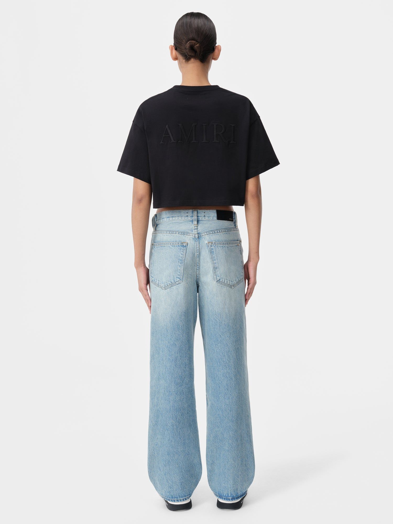 Amiri Wide Straight Jean Women Pants Blue | BWT971236